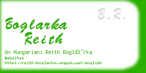 boglarka reith business card